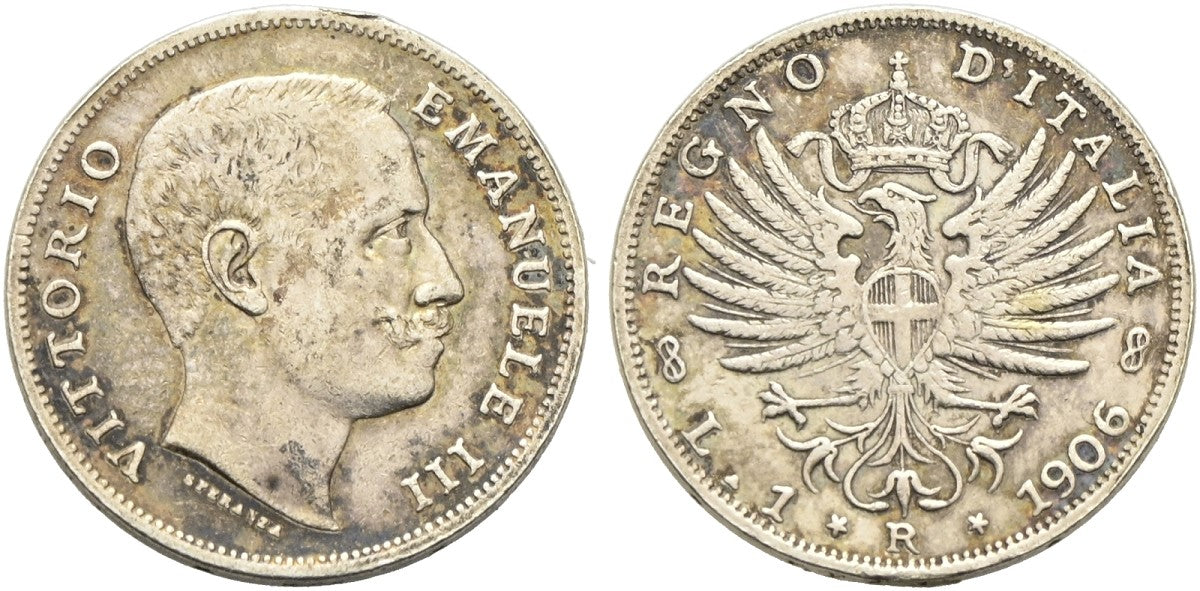 Italien - 1 Lira 1906 R