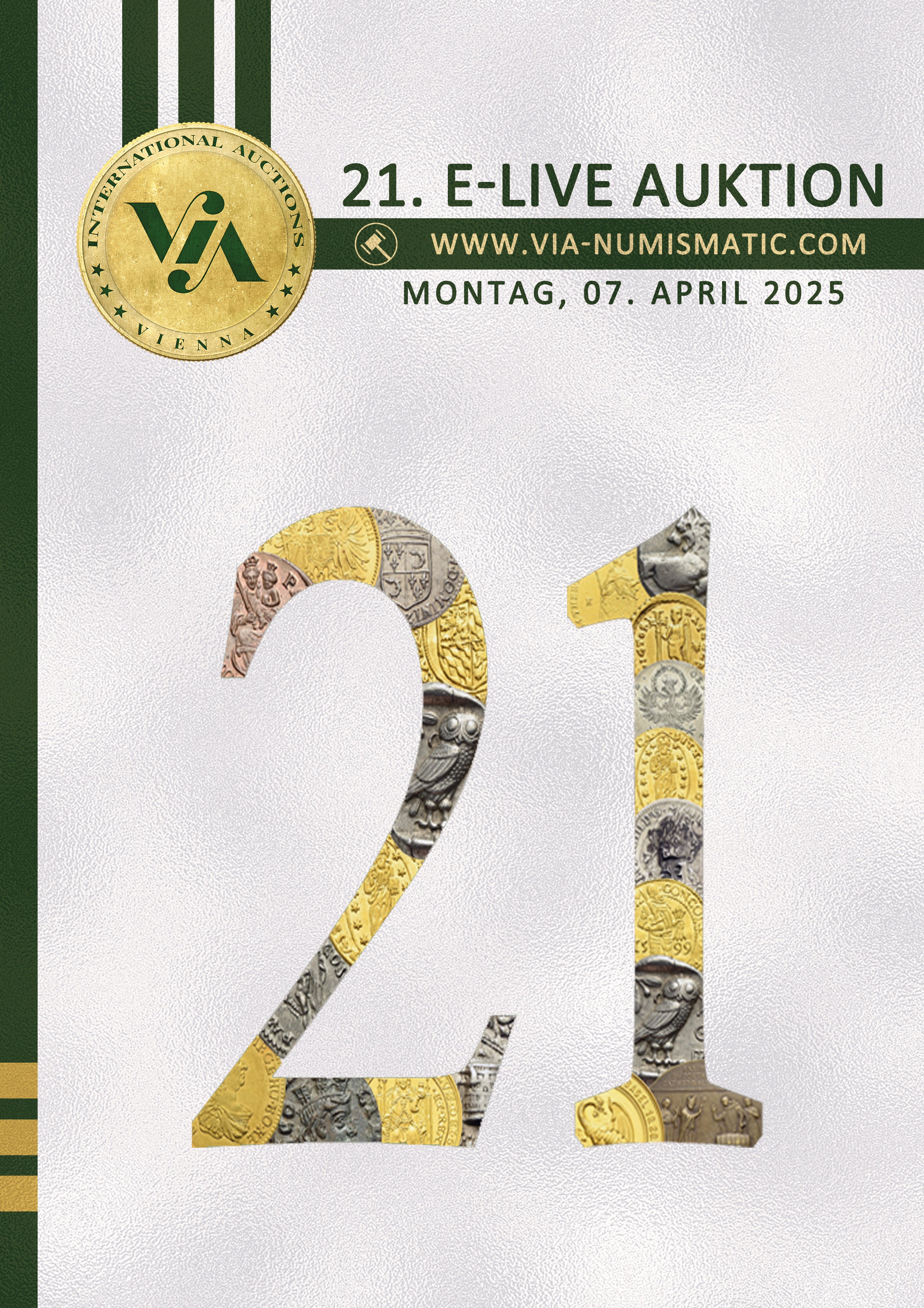 21. eLive Auktion, 7. April 2025