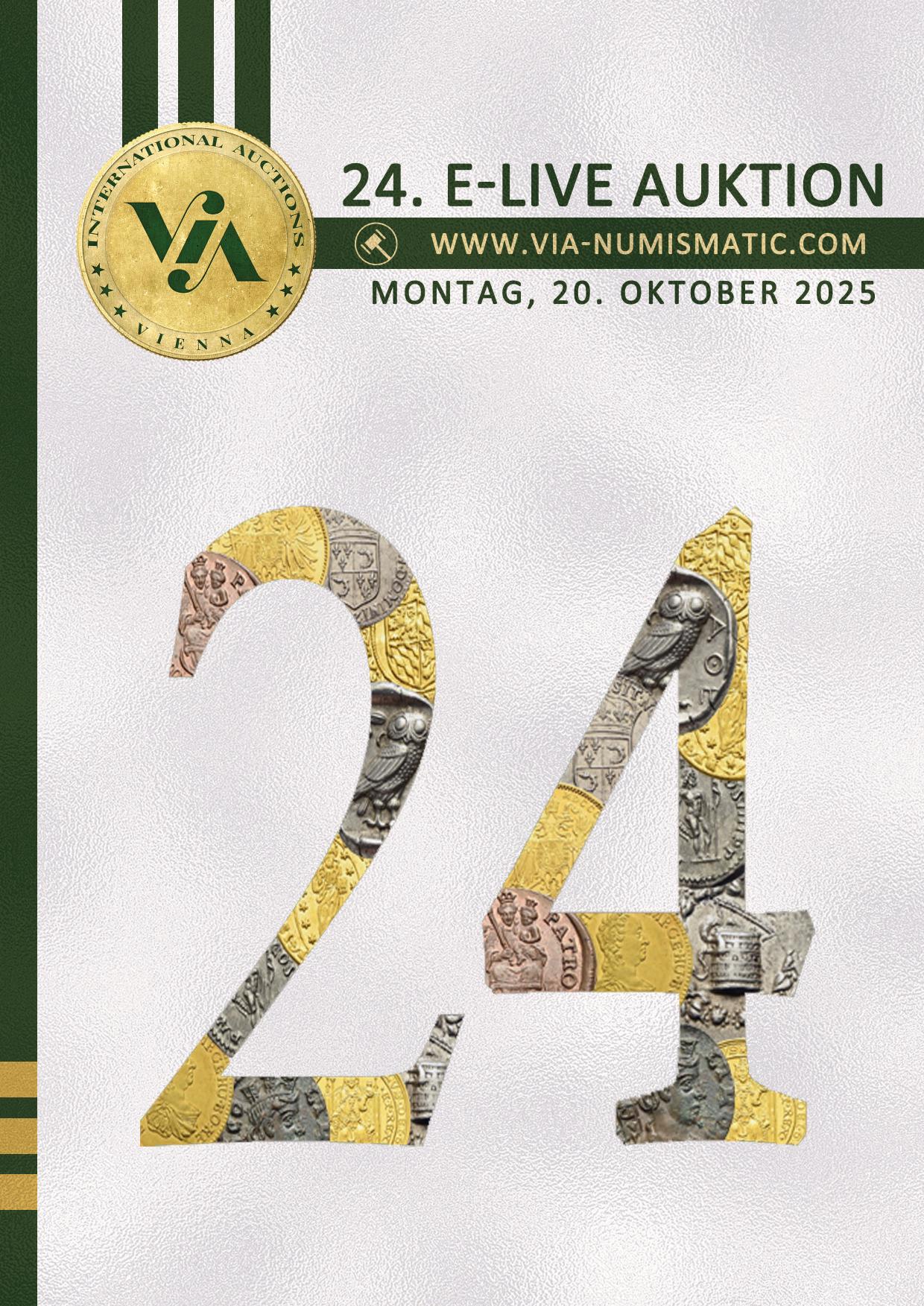 24. eLive Auktion, 20. Oktober 2025