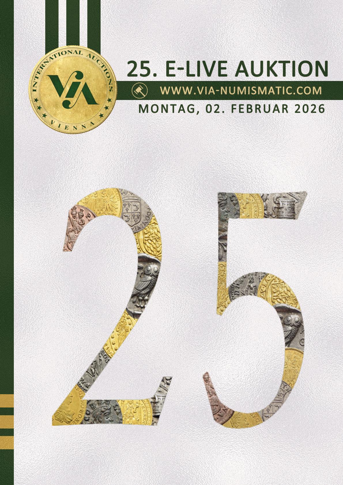 25. eLive Auktion, 2. Februar 2026