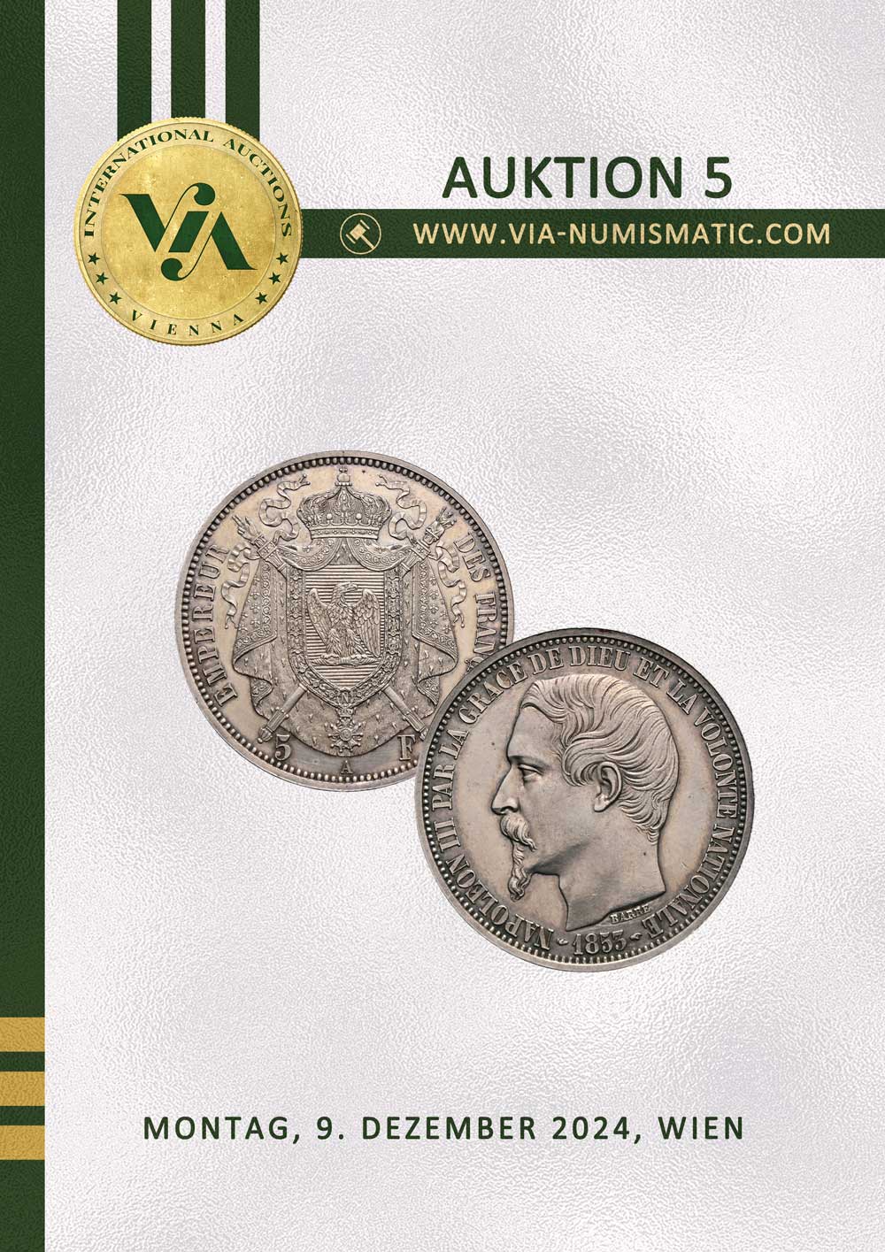 5. Saalauktion, 9. Dezember 2024