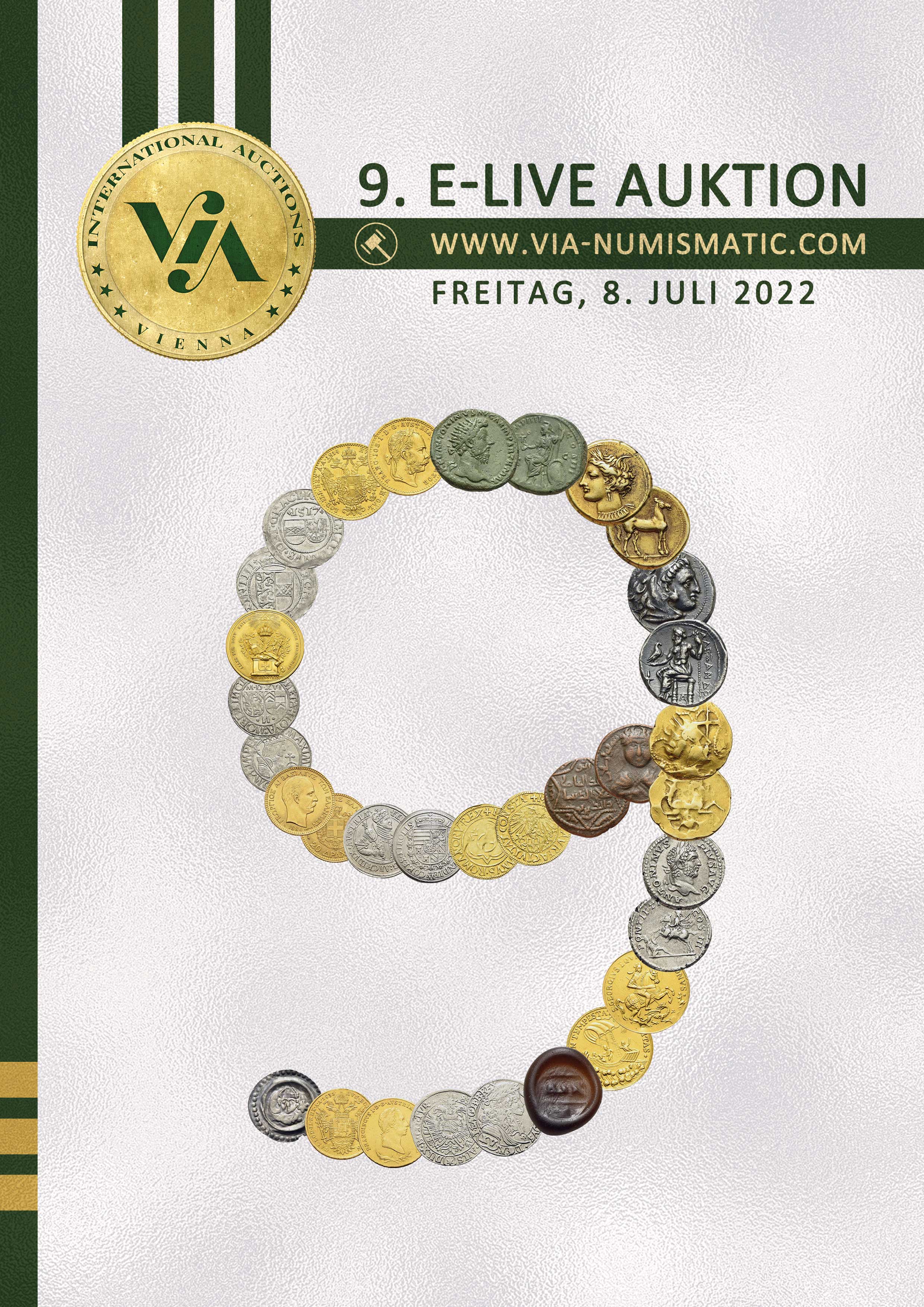 9. eLive Auktion, 8. Juli 2022