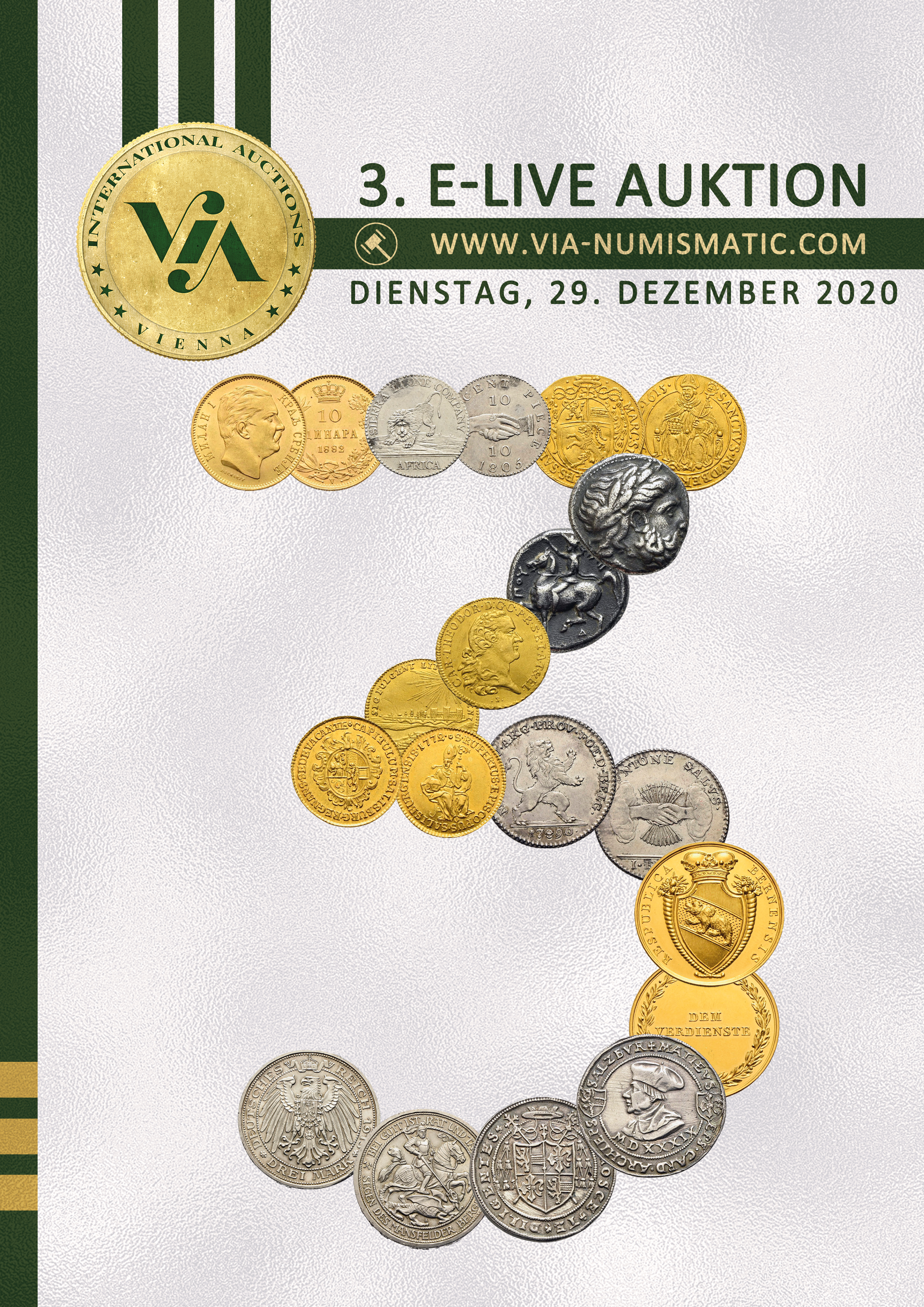 3. eLive Auktion, 29. Dezember 2020