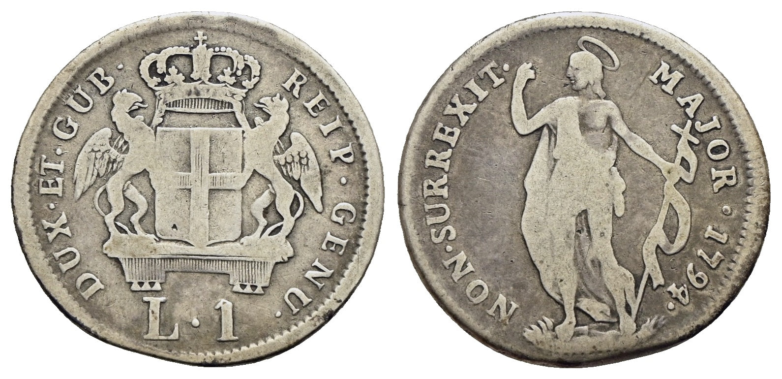 Italien - Lira 1794, Genua