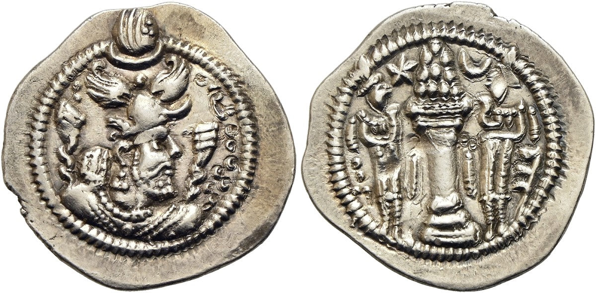 Sasaniden - Drachme o.J. (459-484) AB, Abarshahr
