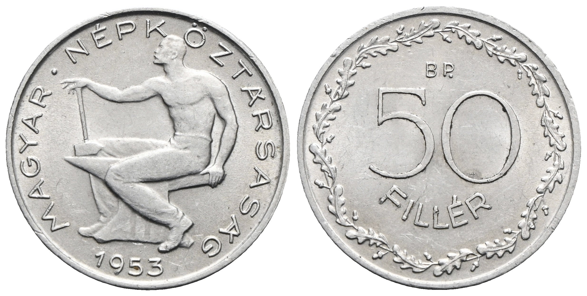 Ungarn - 50 Filler 1953 BP
