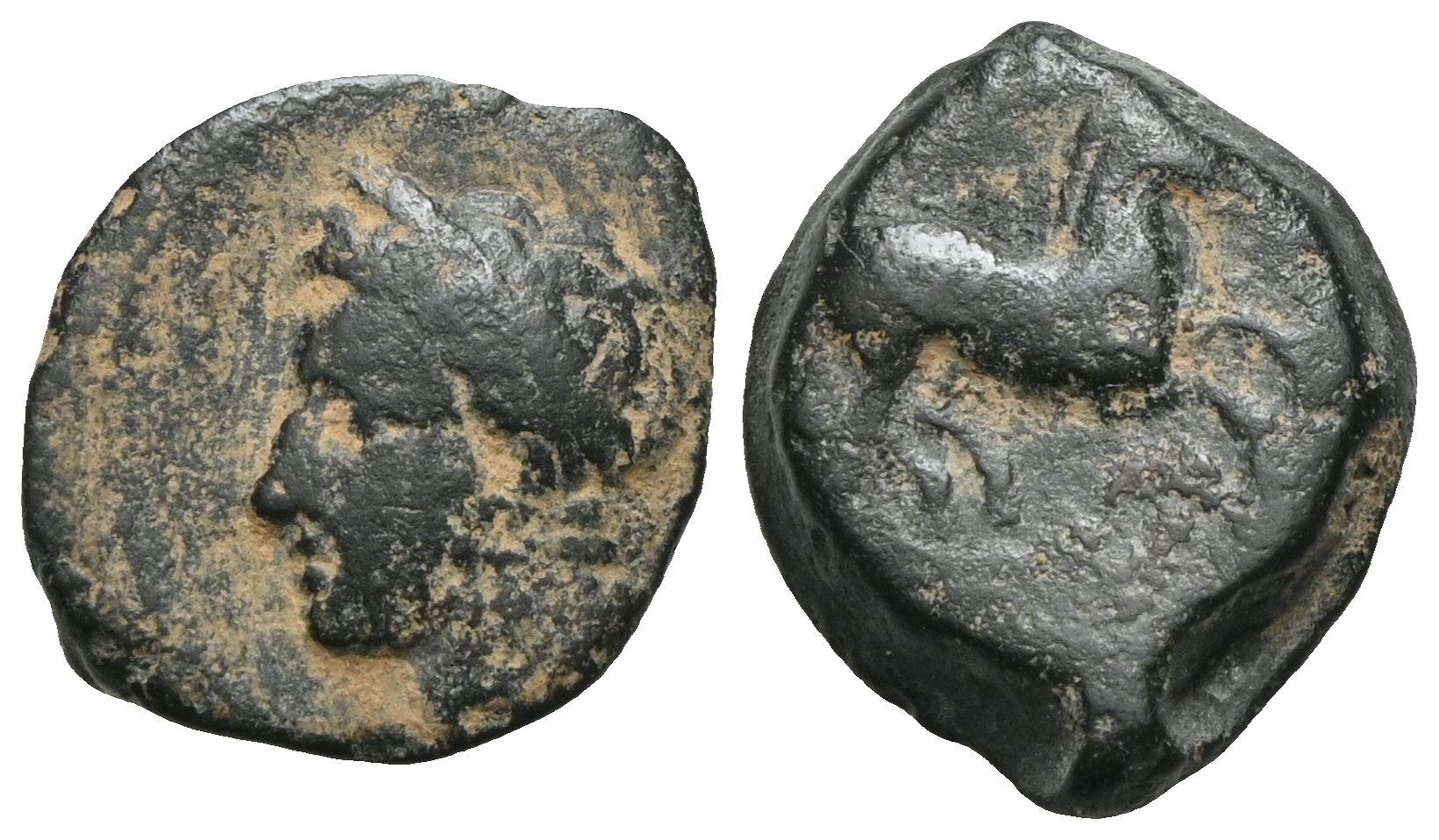 Zeugitana - Bronze 375-350 v. Chr., Karthago