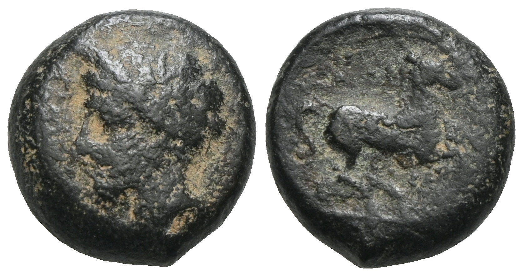 Zeugitana - Bronze 375-350 v. Chr., Karthago