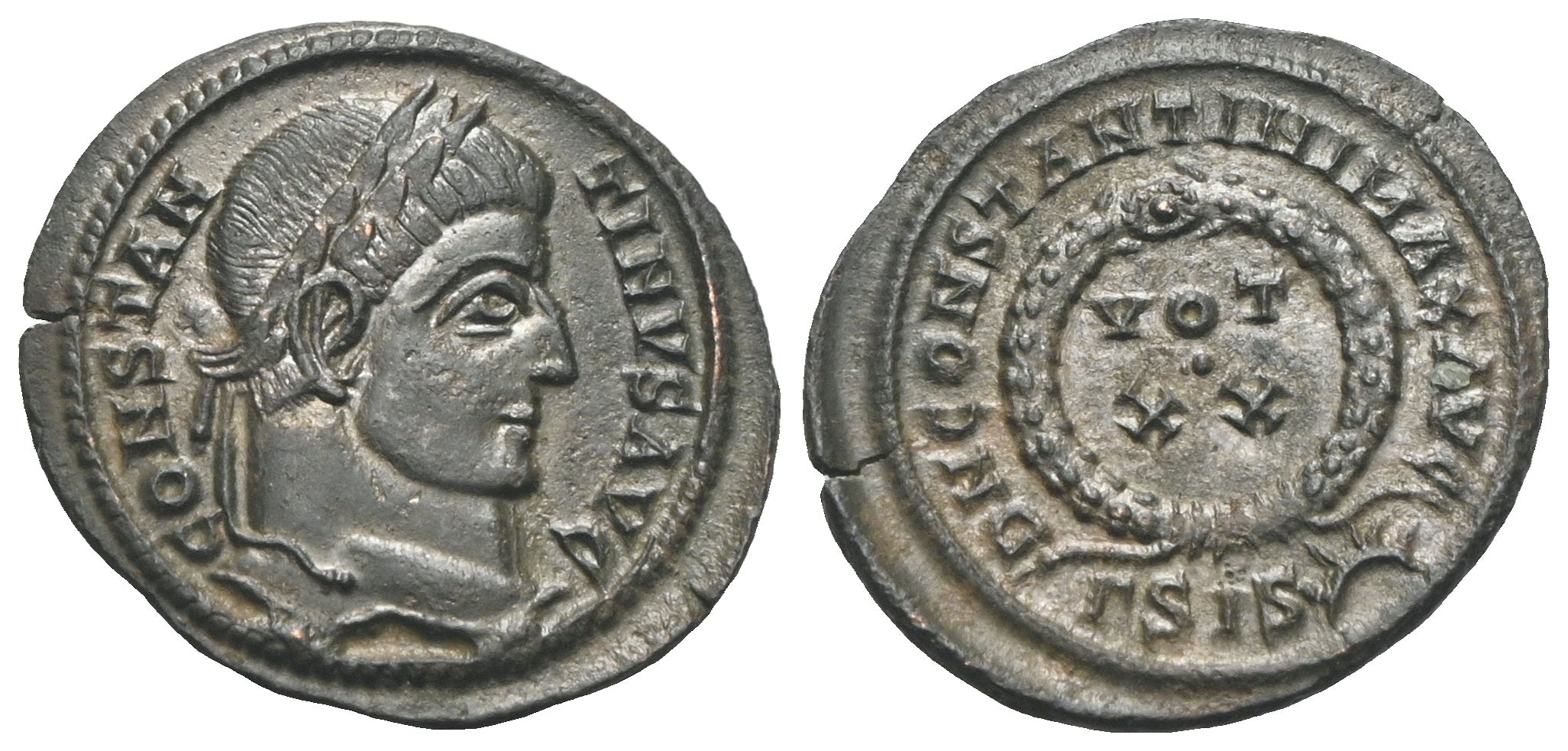 Römische Kaiserzeit - Follis 321-324, Siscia
