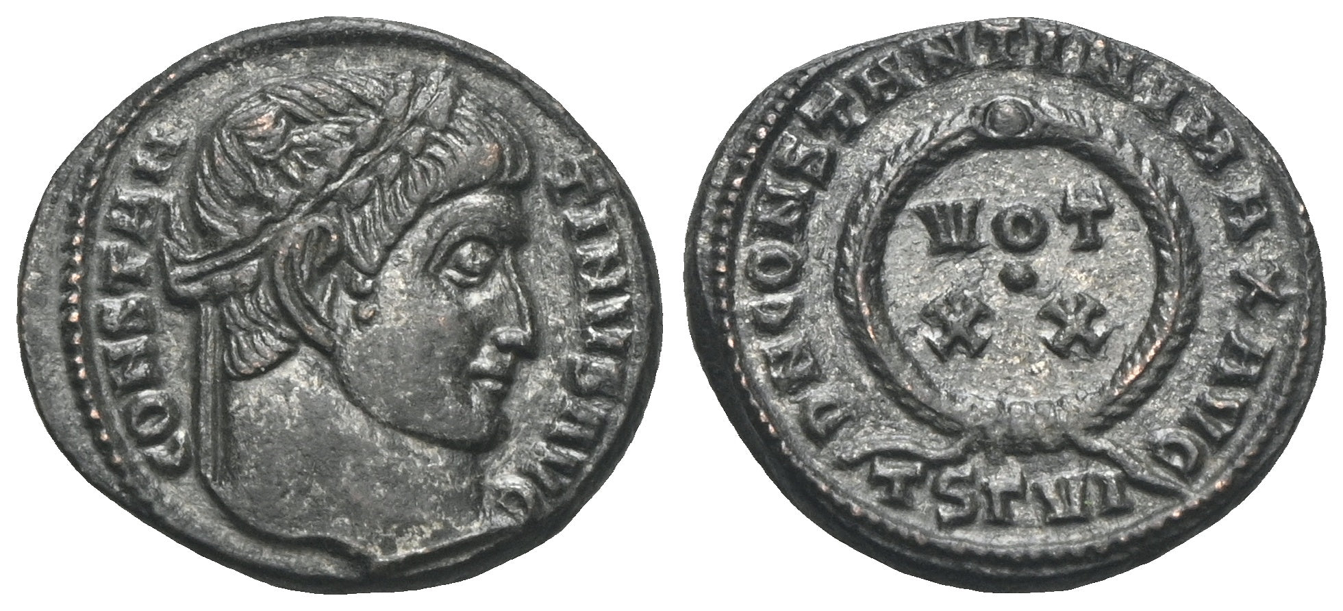 Römische Kaiserzeit - Follis 324, Thessaloniki