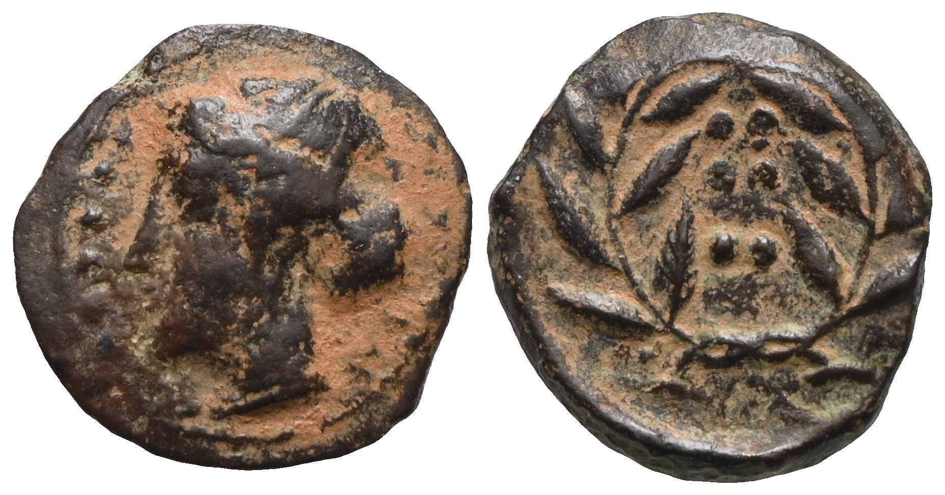 Sicilia - AE-Hemilitron ca. 420-408 v. Chr., Himera