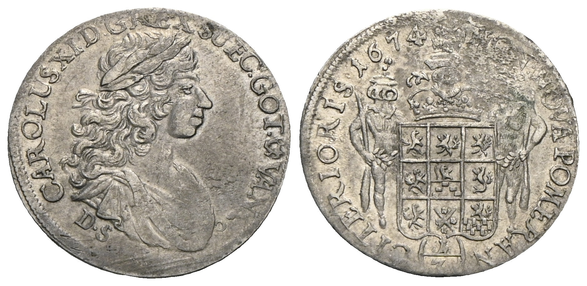Deutschland - 1/3 Taler 1674, Stettin