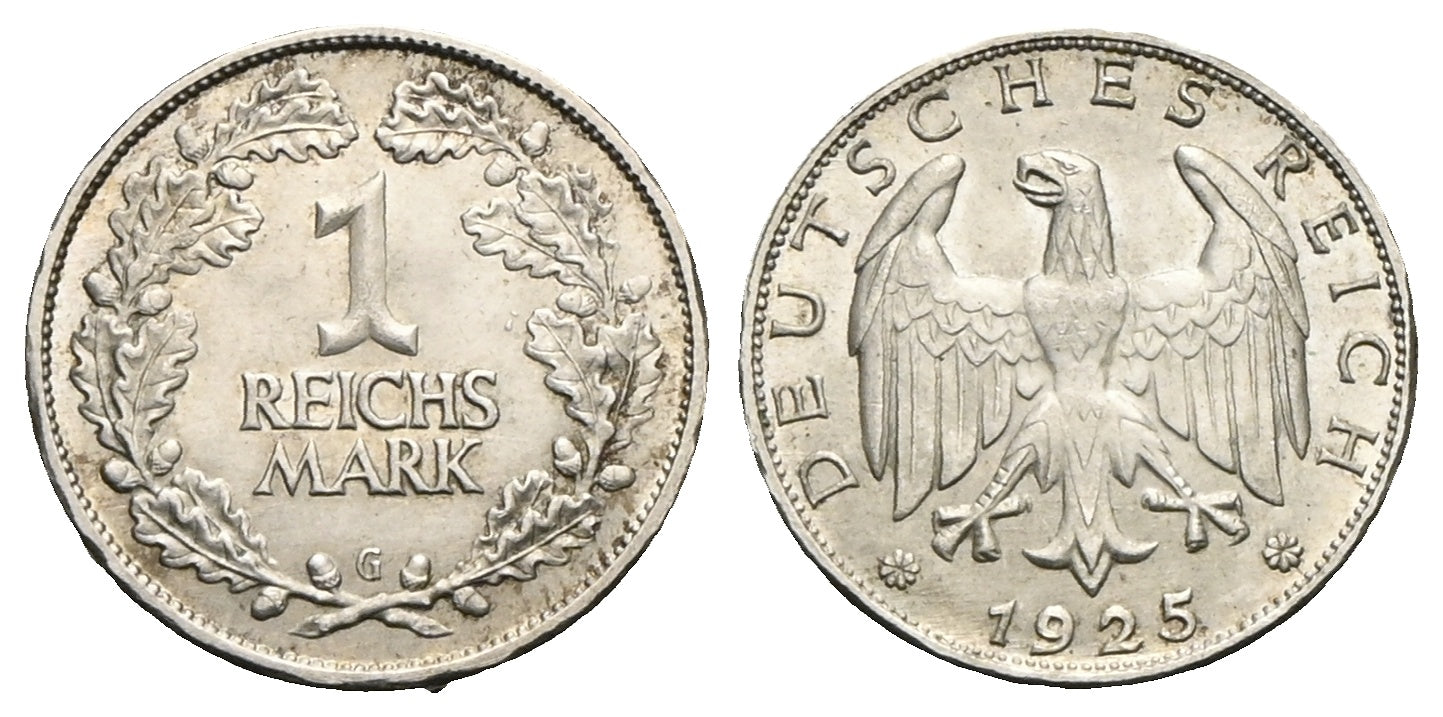 Deutschland - 1 Reichsmark 1925 G