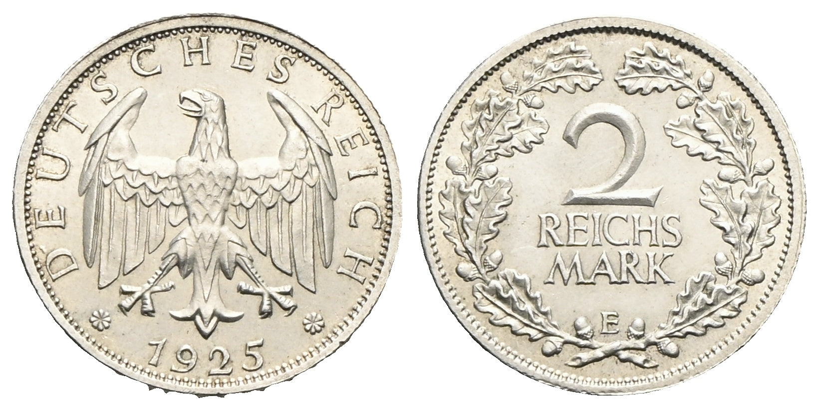 Deutschland - 2 Reichsmark 1925 E