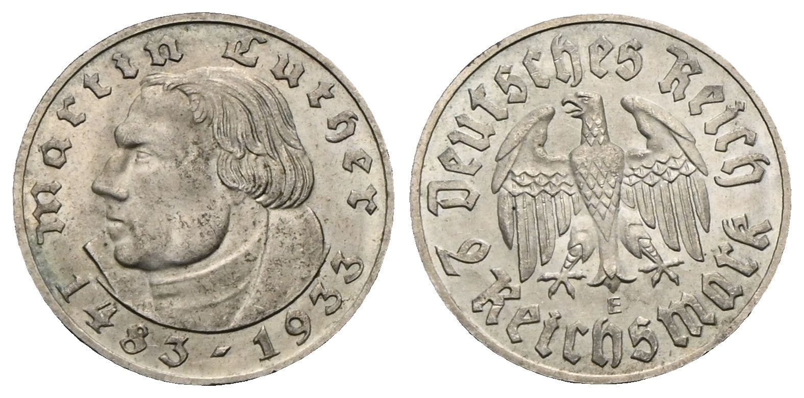 Deutschland - 2 Reichsmark 1933 E
