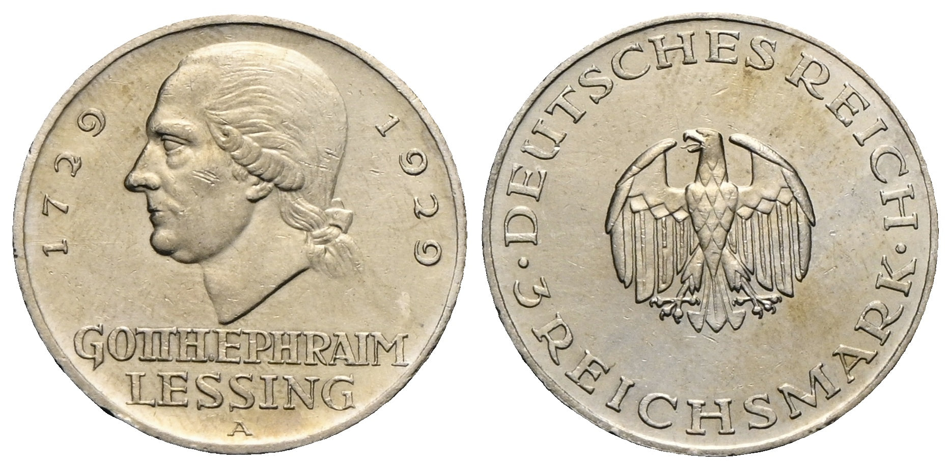 Deutschland - 3 Reichsmark 1929 A