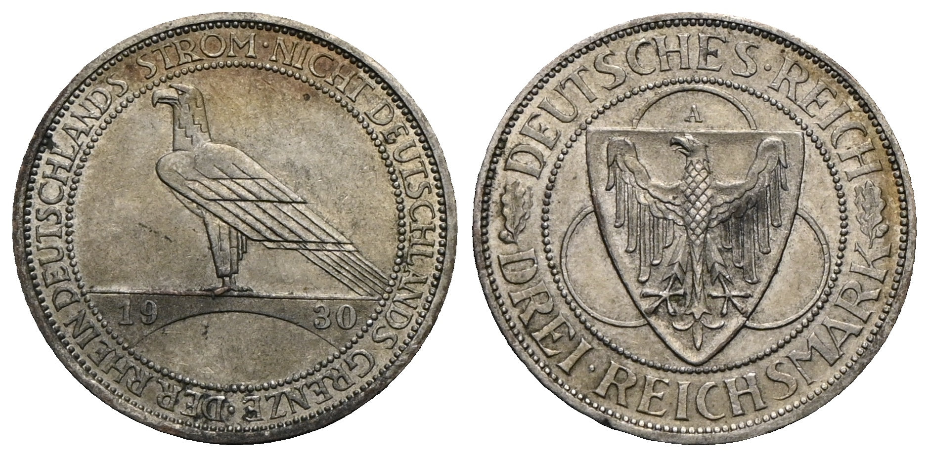 Deutschland - 3 Reichsmark 1930 A
