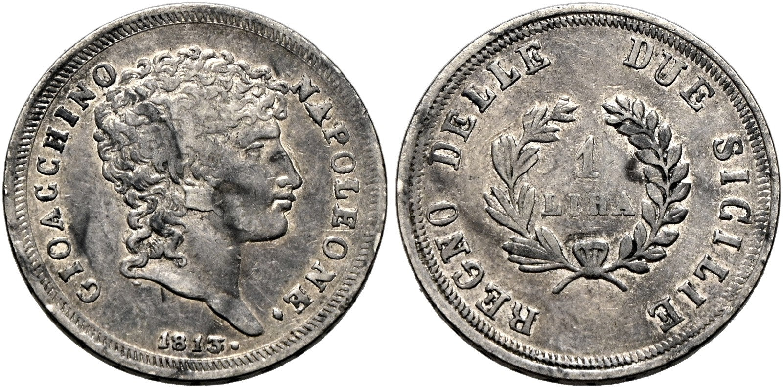 Italien - 1 Lira 1813, Neapel