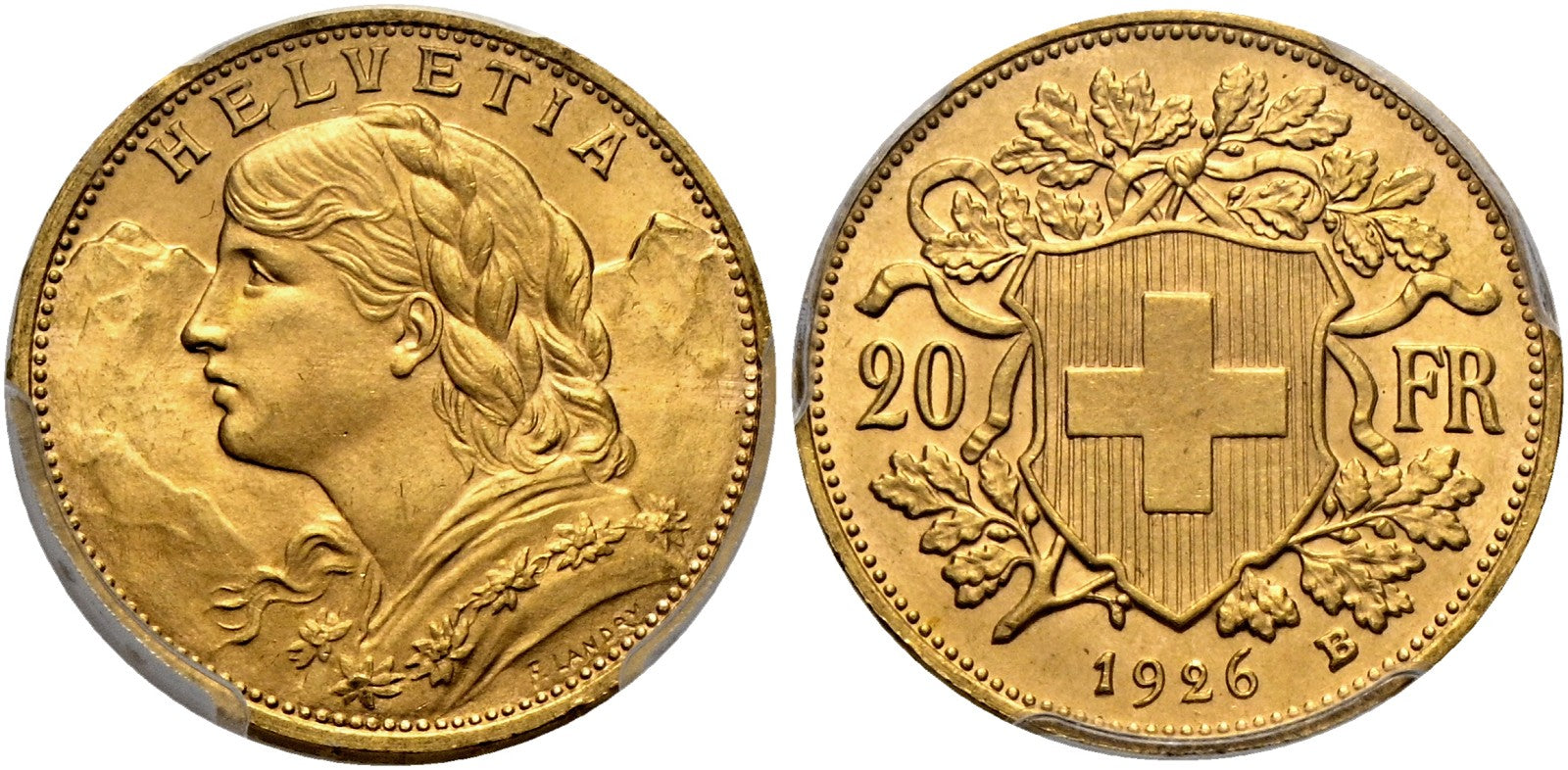 Schweiz - 20 Franken 1926 B