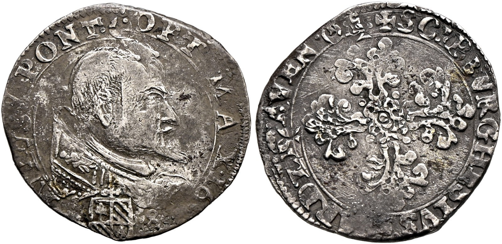 Vatikan - 1/2 Franco 1608, Avignon