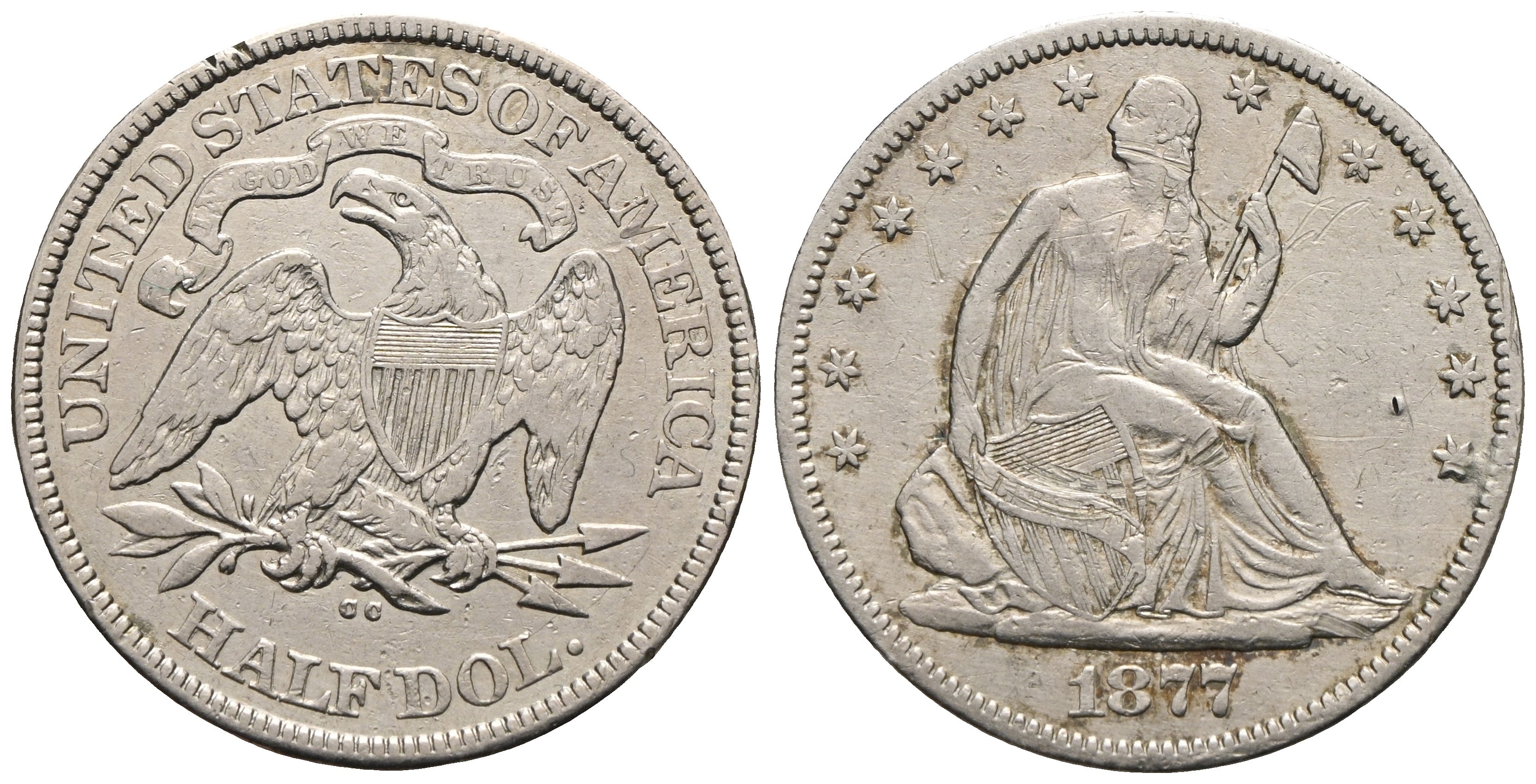 USA - Half Dollar 1877 CC