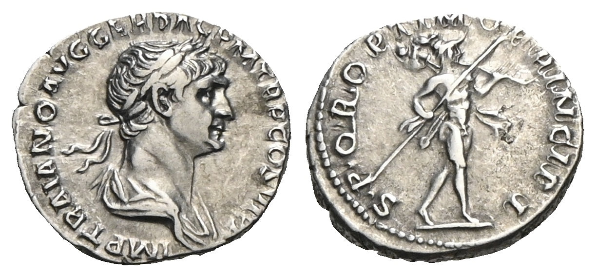 Römische Kaiserzeit - Denar 113-114, Rom