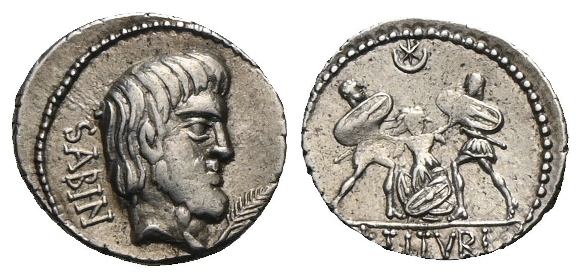 Römische Republik - Denar 89 v. Chr., Rom