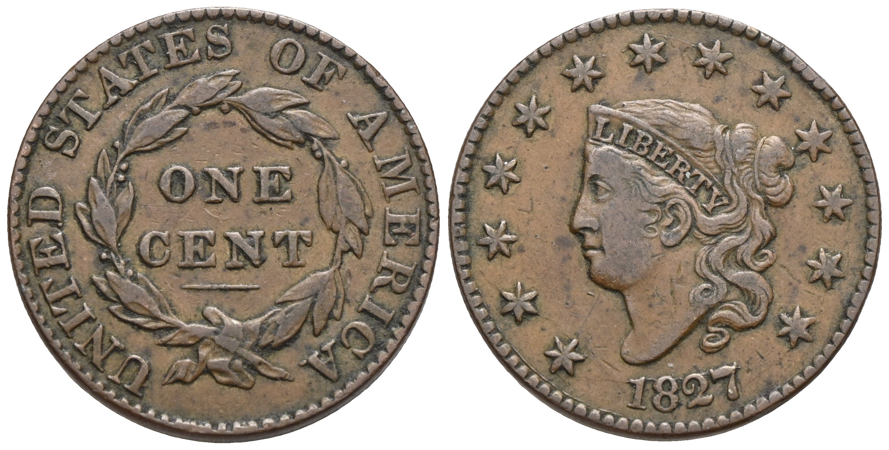 USA - Large Cent 1827