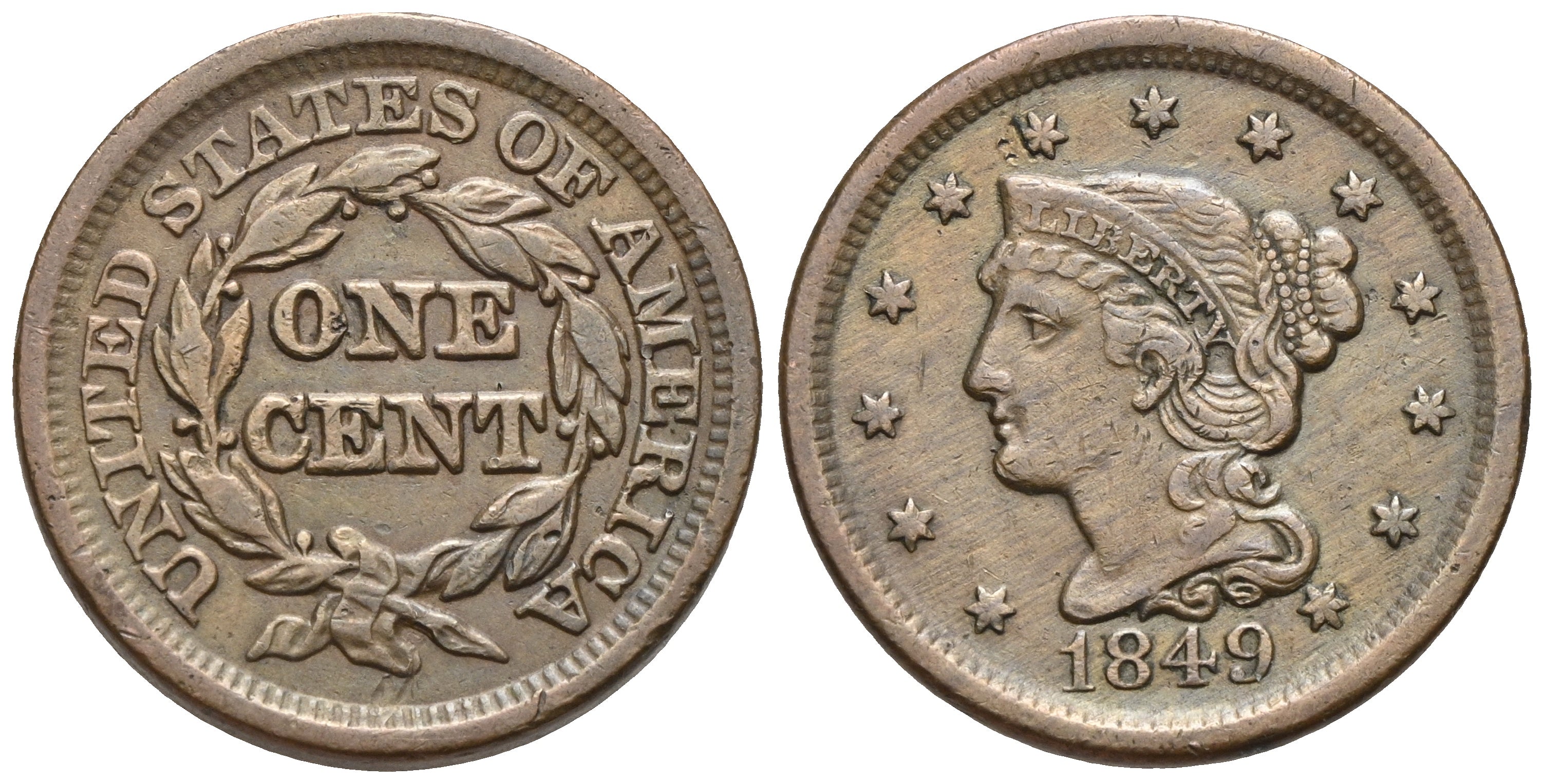 USA - Large Cent 1849