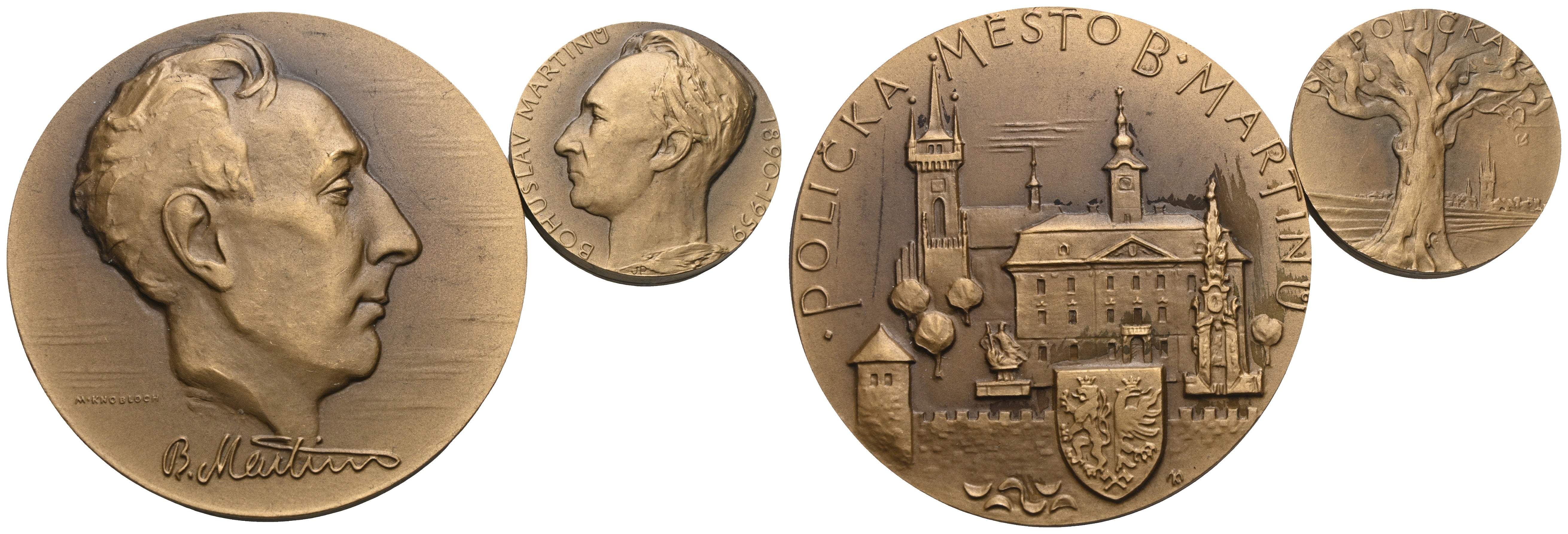 Tschechien - AE-Medaille 1959 und o.J., Politschka (Polička)