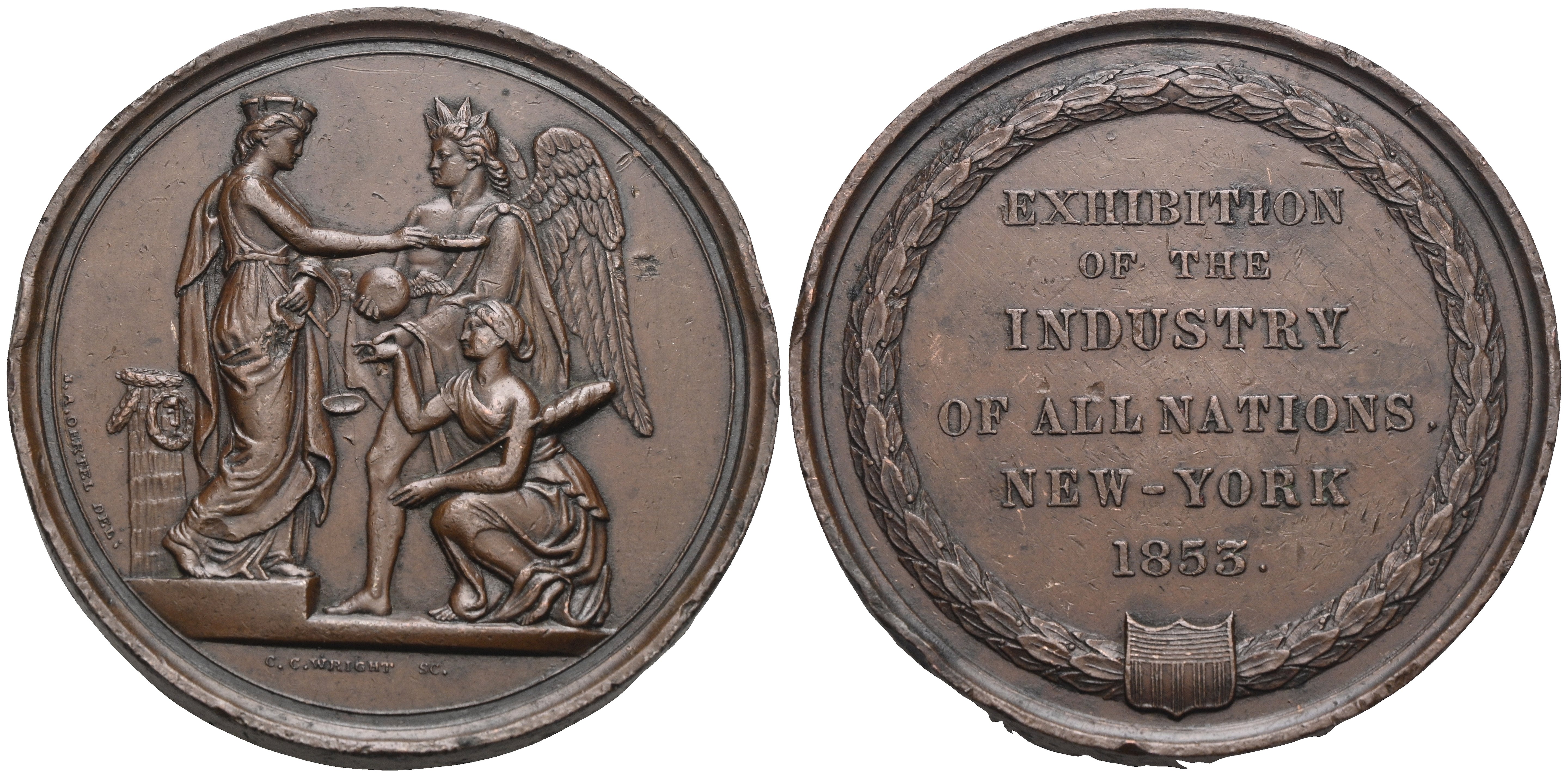 USA - AE-Medaille 1853