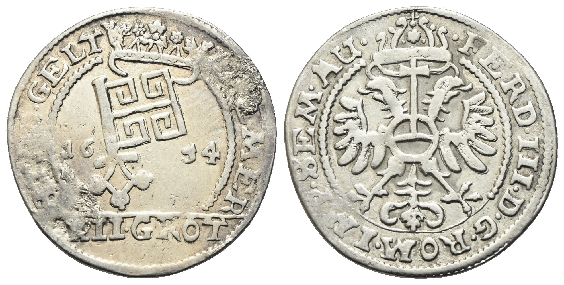 Deutschland - 12 Grote 1654