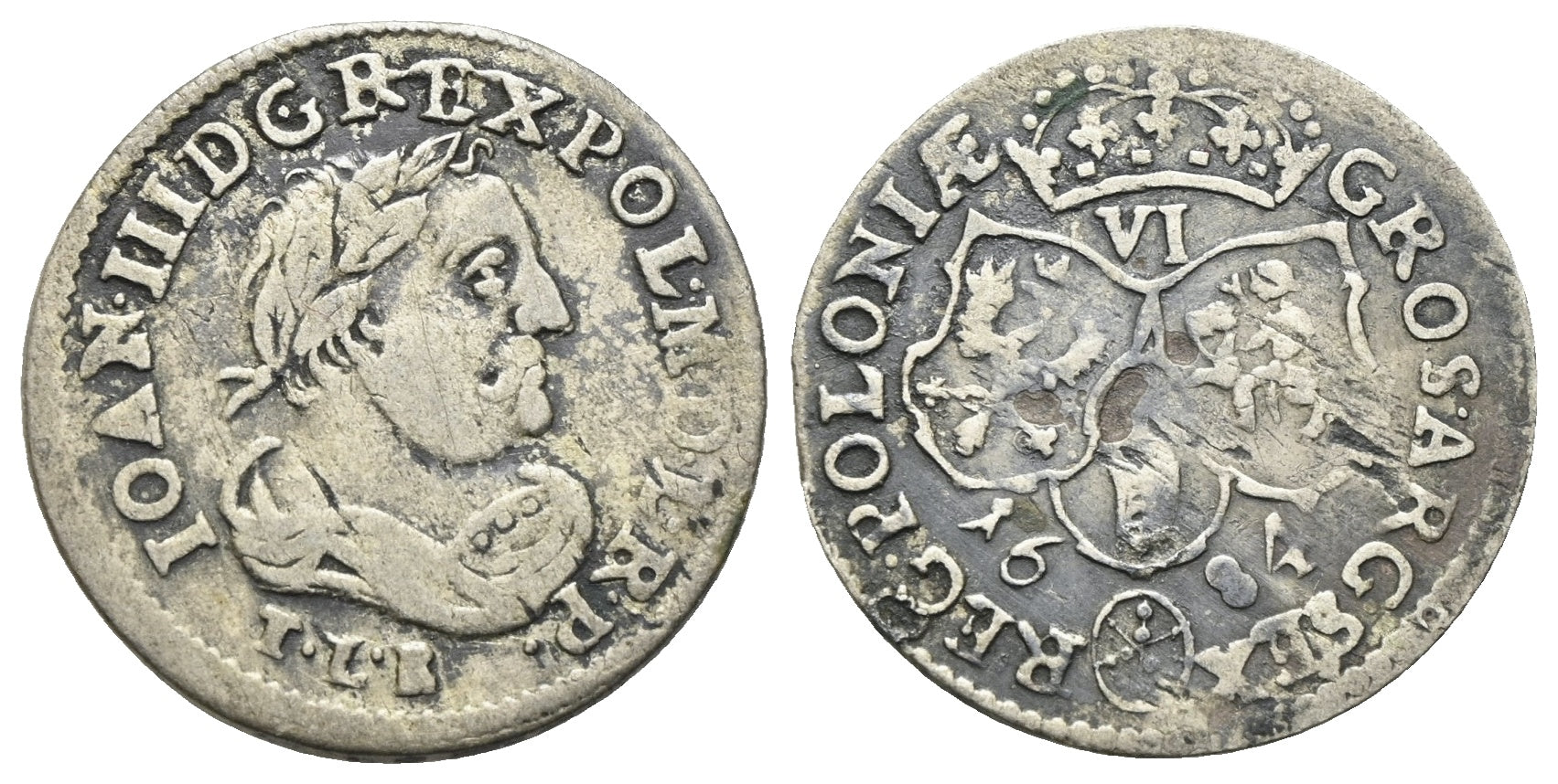 Polen - VI Groschen 1684 TLB