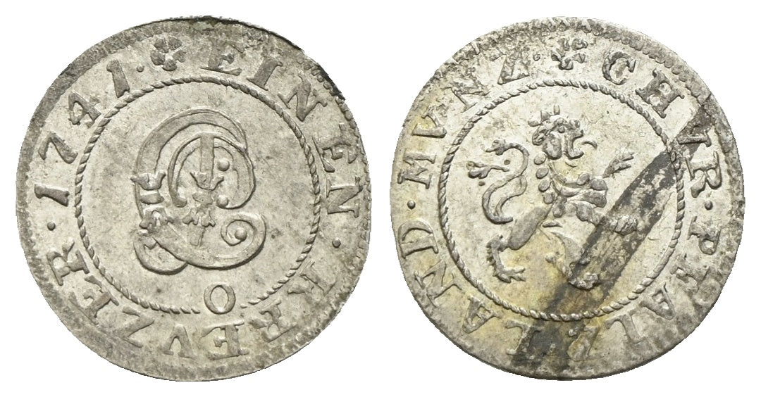 Deutschland - Kreuzer 1741 O, Mannheim