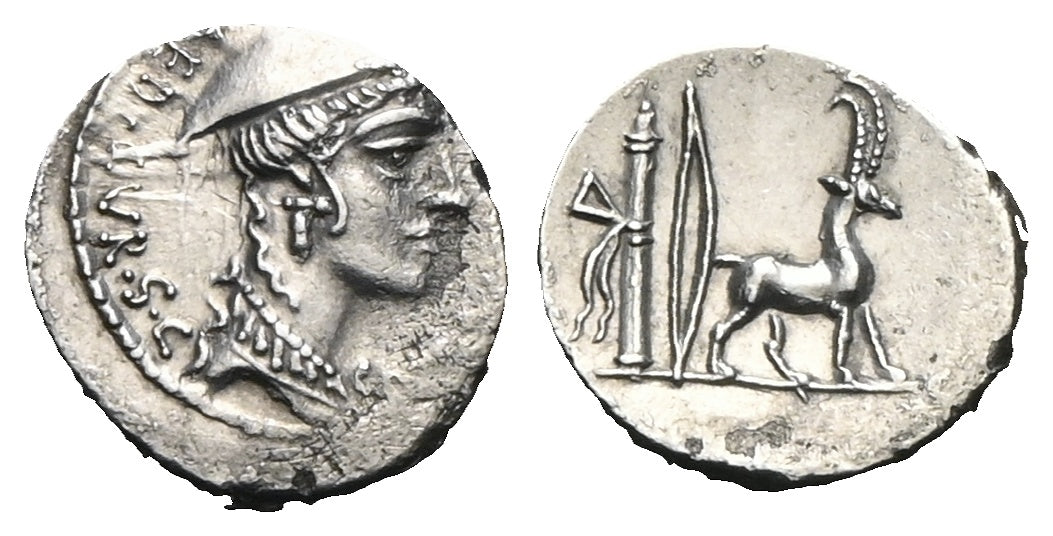 Römische Republik - Denar 55 v. Chr., Rom