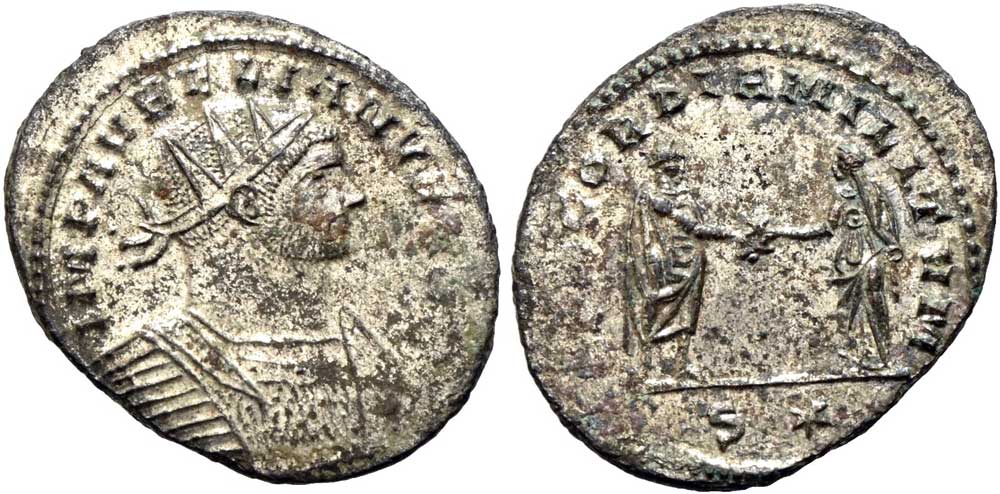 Römische Kaiserzeit - Antoninian 270-275, Siscia