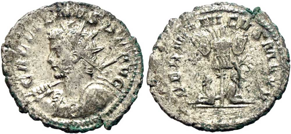 Römische Kaiserzeit - Antoninian 258-259, Lugdunum
