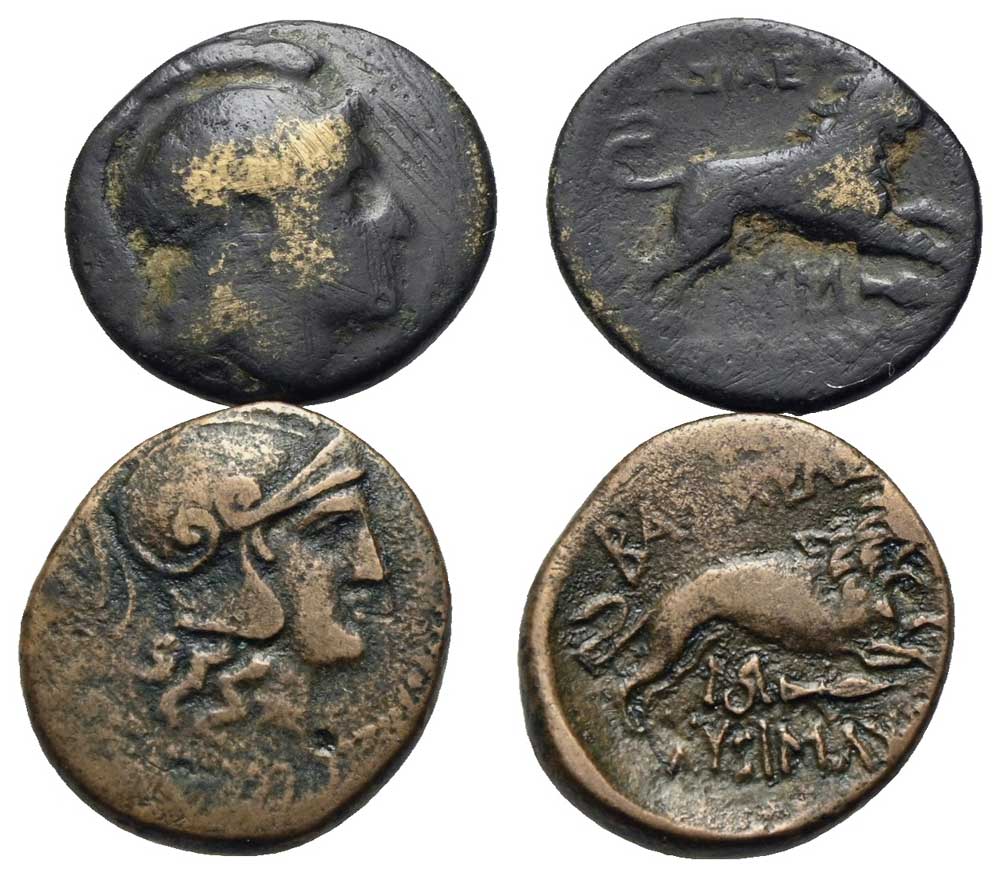 Thracia - Lot mit Bronzen 305-281 v. Chr.