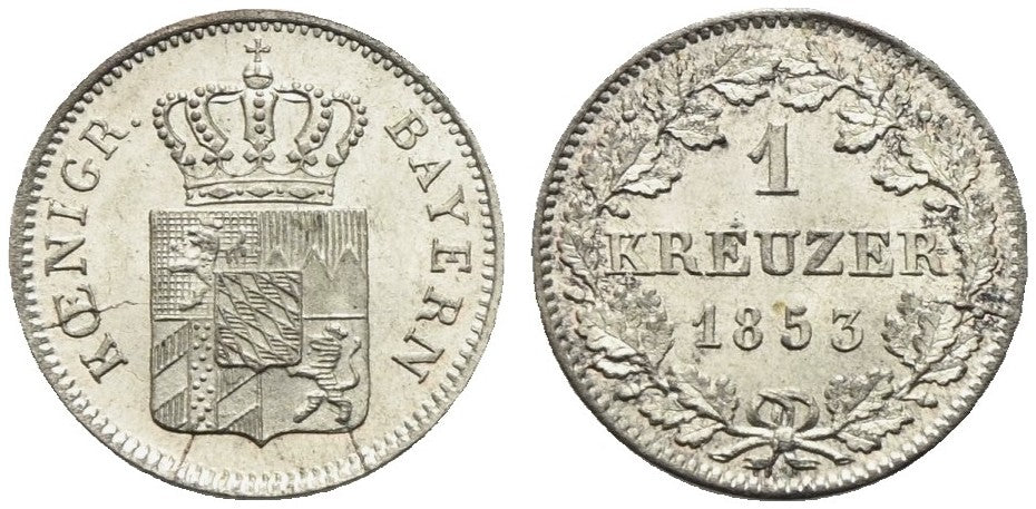 Deutschland - 1 Kreuzer 1853