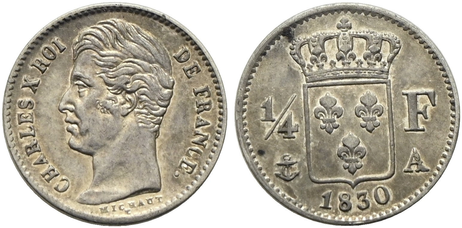 Frankreich - 1/4 Francs 1830 A