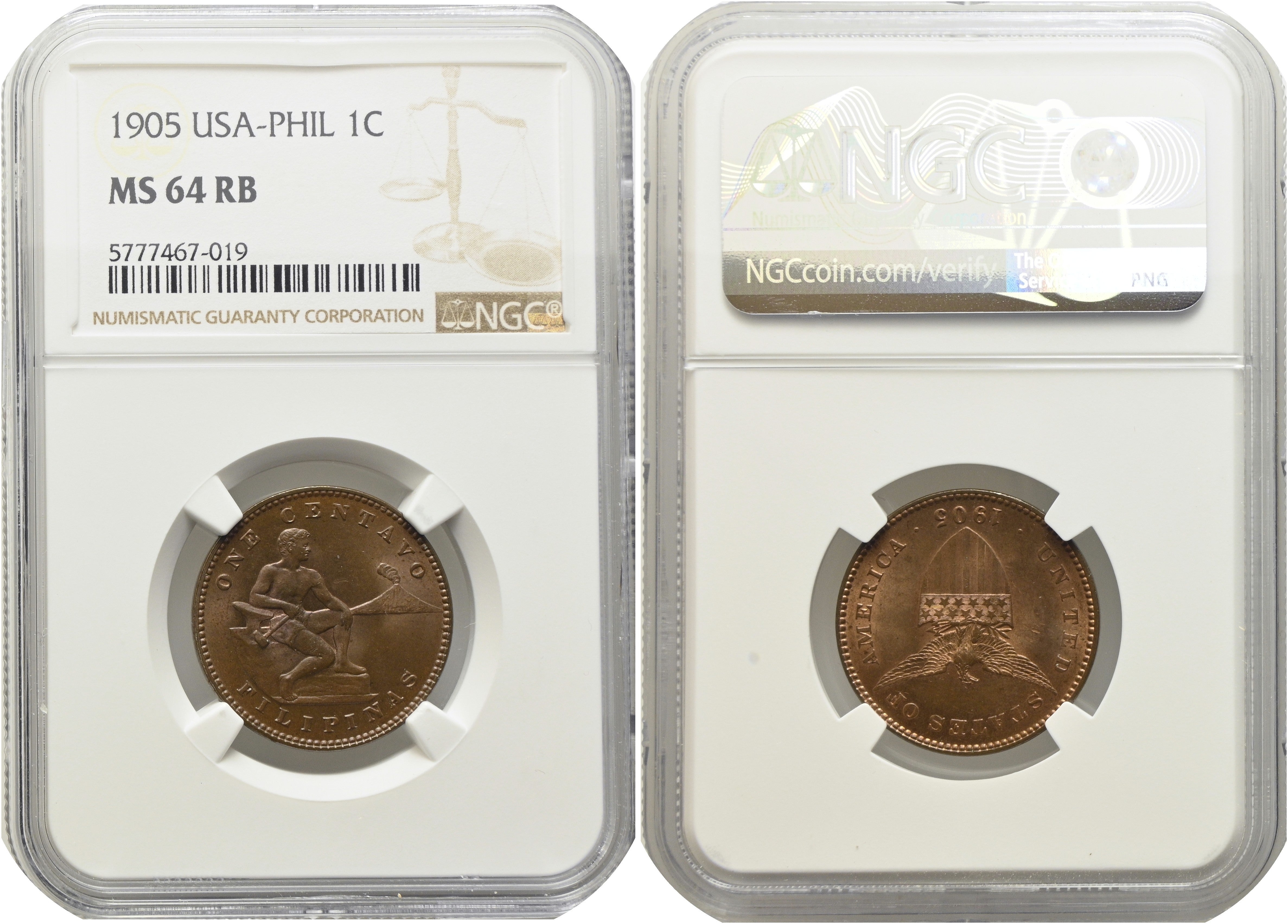 Philippinen - 1 Centavo 1905