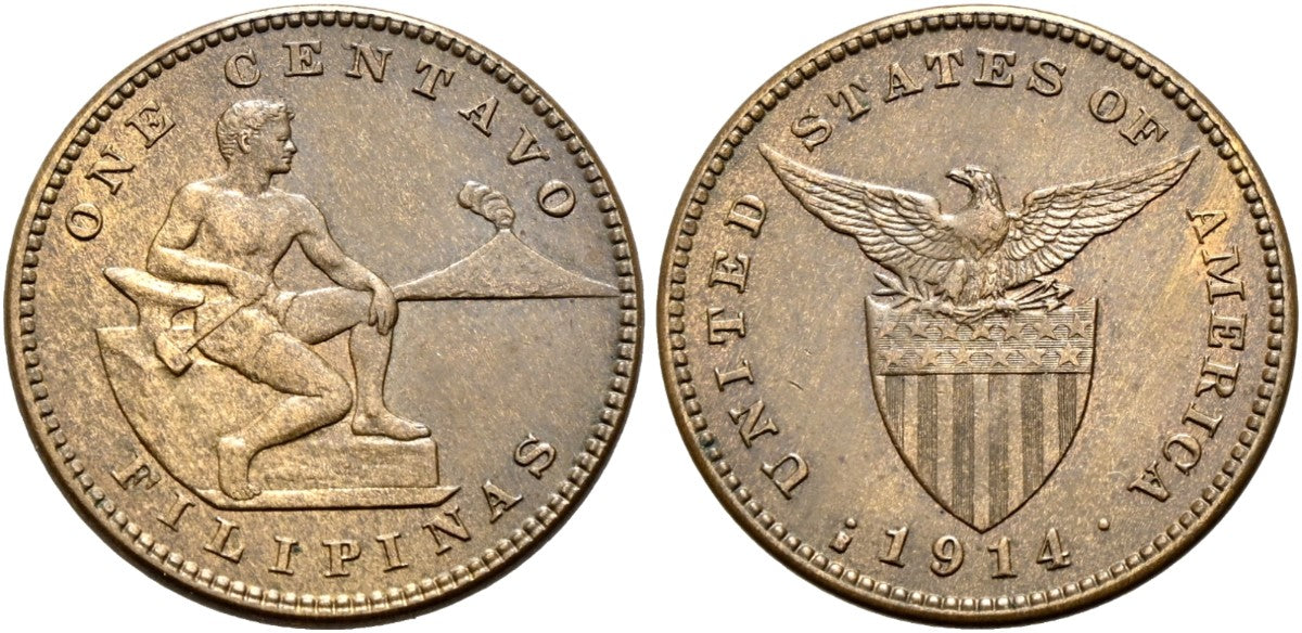 Philippinen - 1 Centavo 1914 S