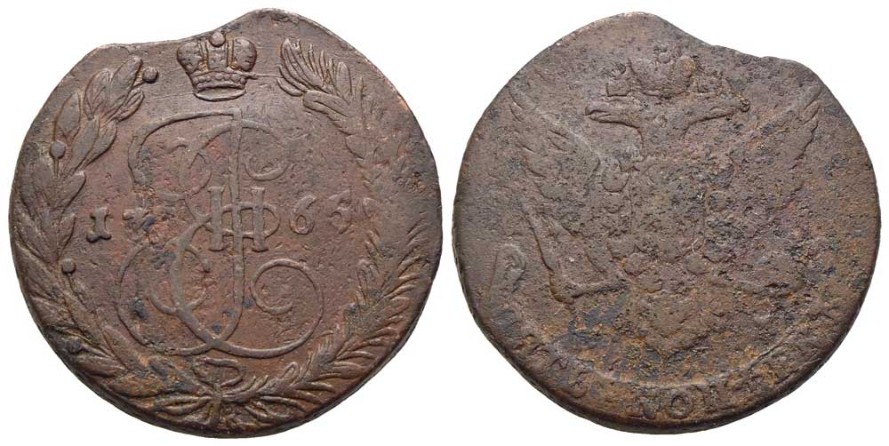 Russland - 5 Kopeken 1765 EM