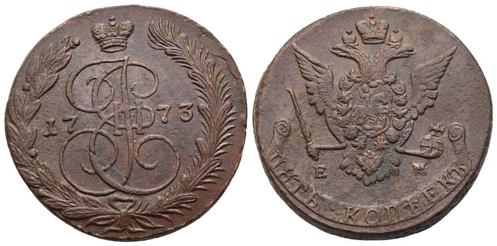 Russland - 5 Kopeken 1773 EM