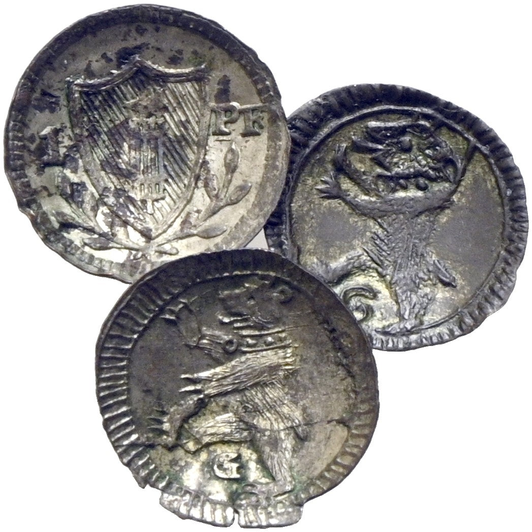 Schweiz - Lot mit einseitigen Schüsselpfennigen o.J. (18. Jh.), St. Gallen