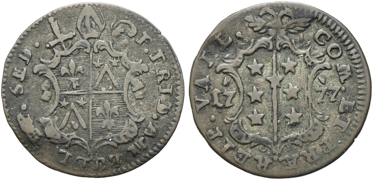 Schweiz - 6 Kreuzer 1777, Sitten