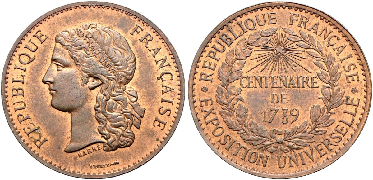 Frankreich - AE-Medaille o.J. (1889)