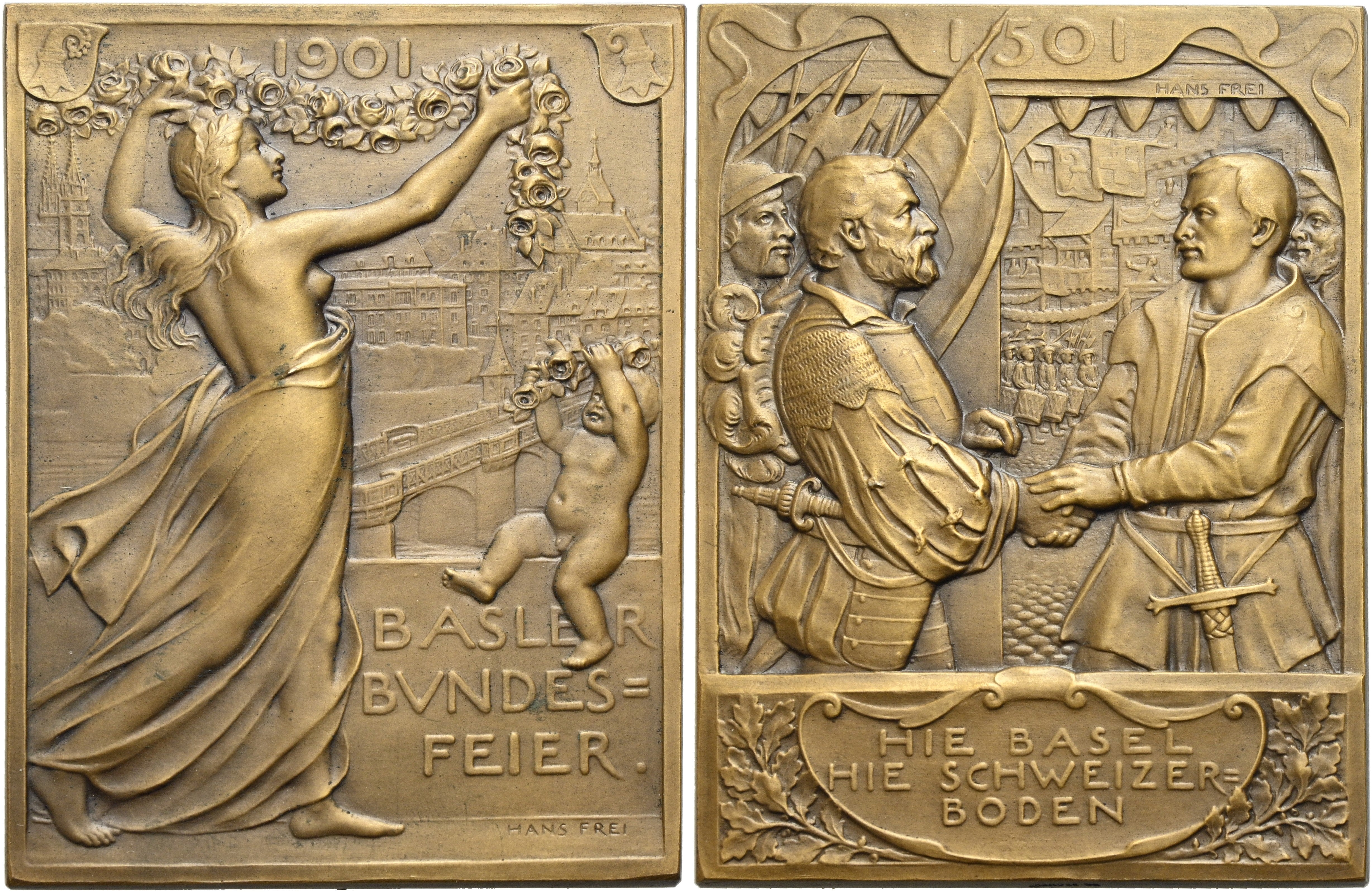 Schweiz - AE-Plakette 1901