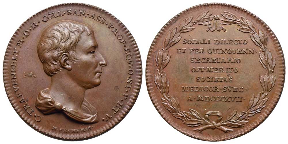Schweden - Cu-Medaille 1817