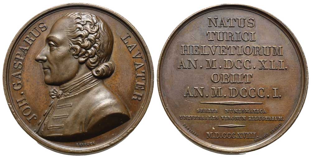 Schweiz - AE-Suitenmedaille 1818, Zürich